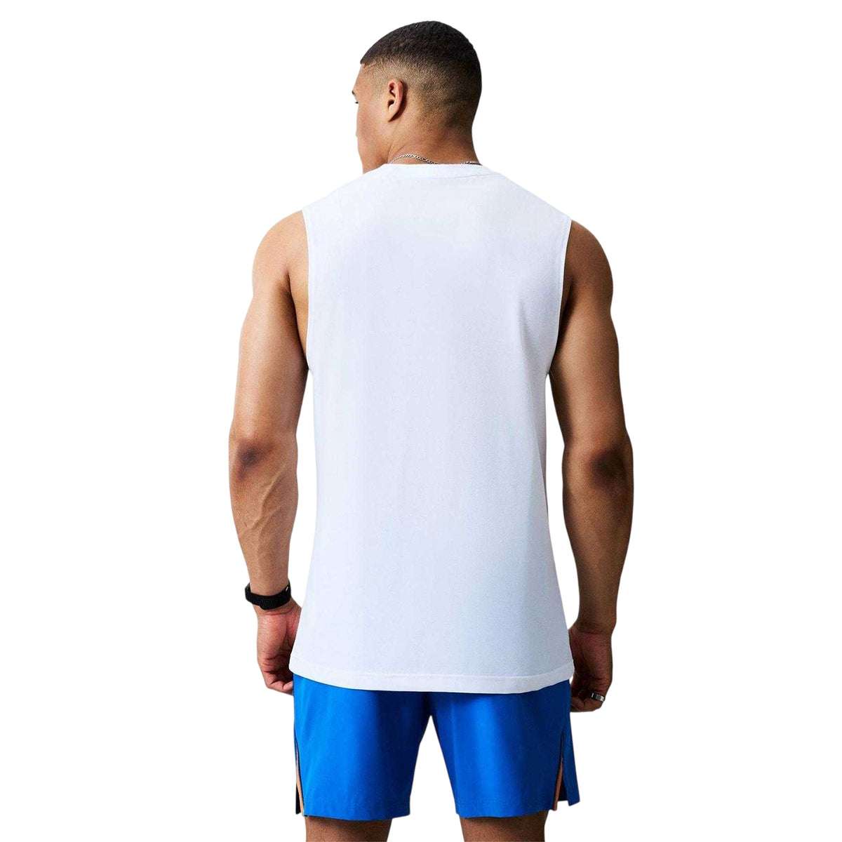 Bright White - Back - Canterbury Mens Tempo+ Tank Top