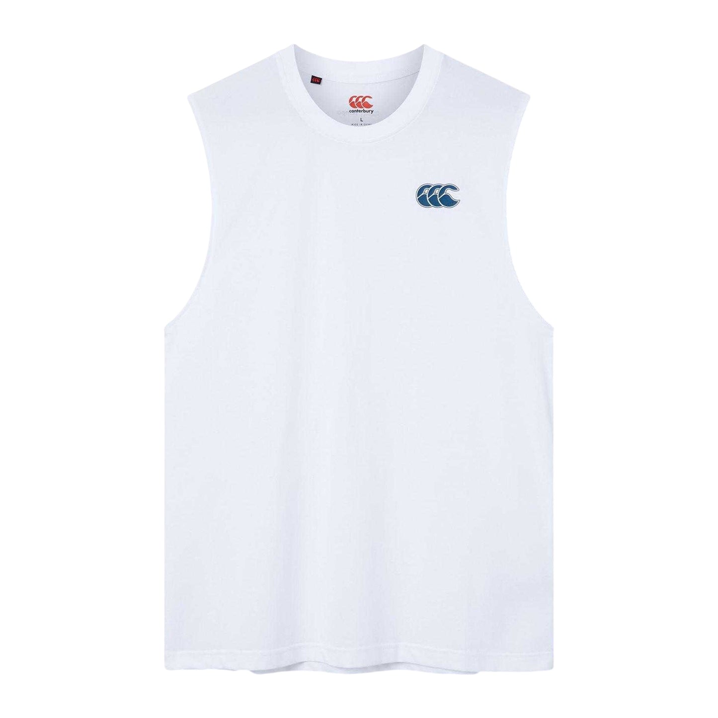 Bright White - Front - Canterbury Mens Tempo+ Tank Top