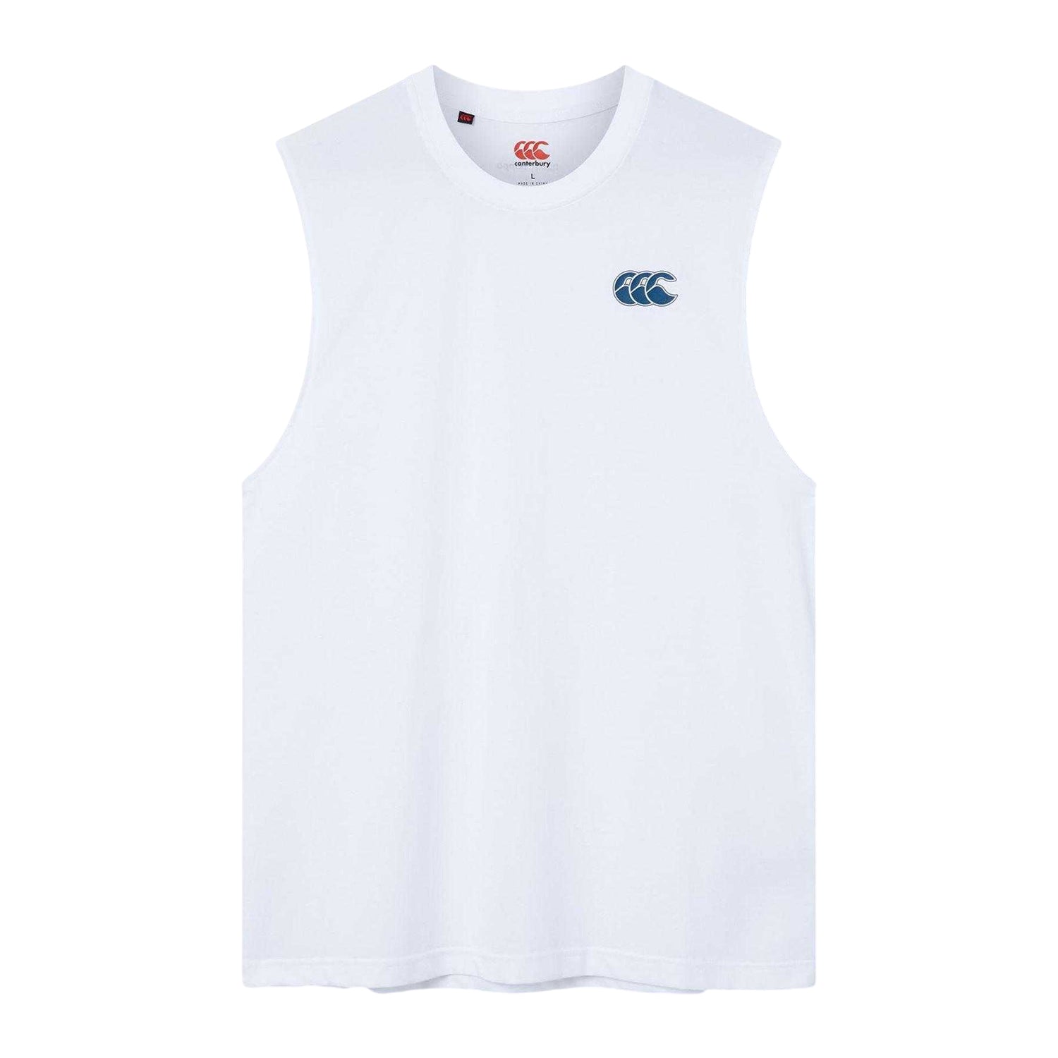 Bright White - Front - Canterbury Mens Tempo+ Tank Top