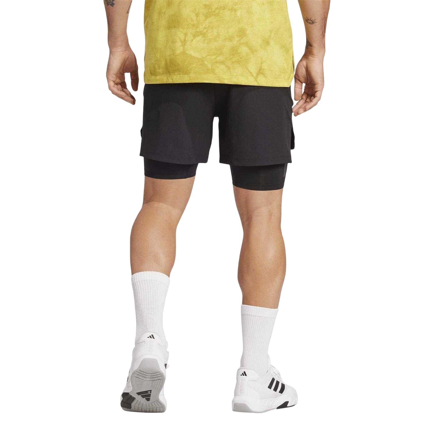 Black - Back - Adidas Mens PrimeLift Running Shorts