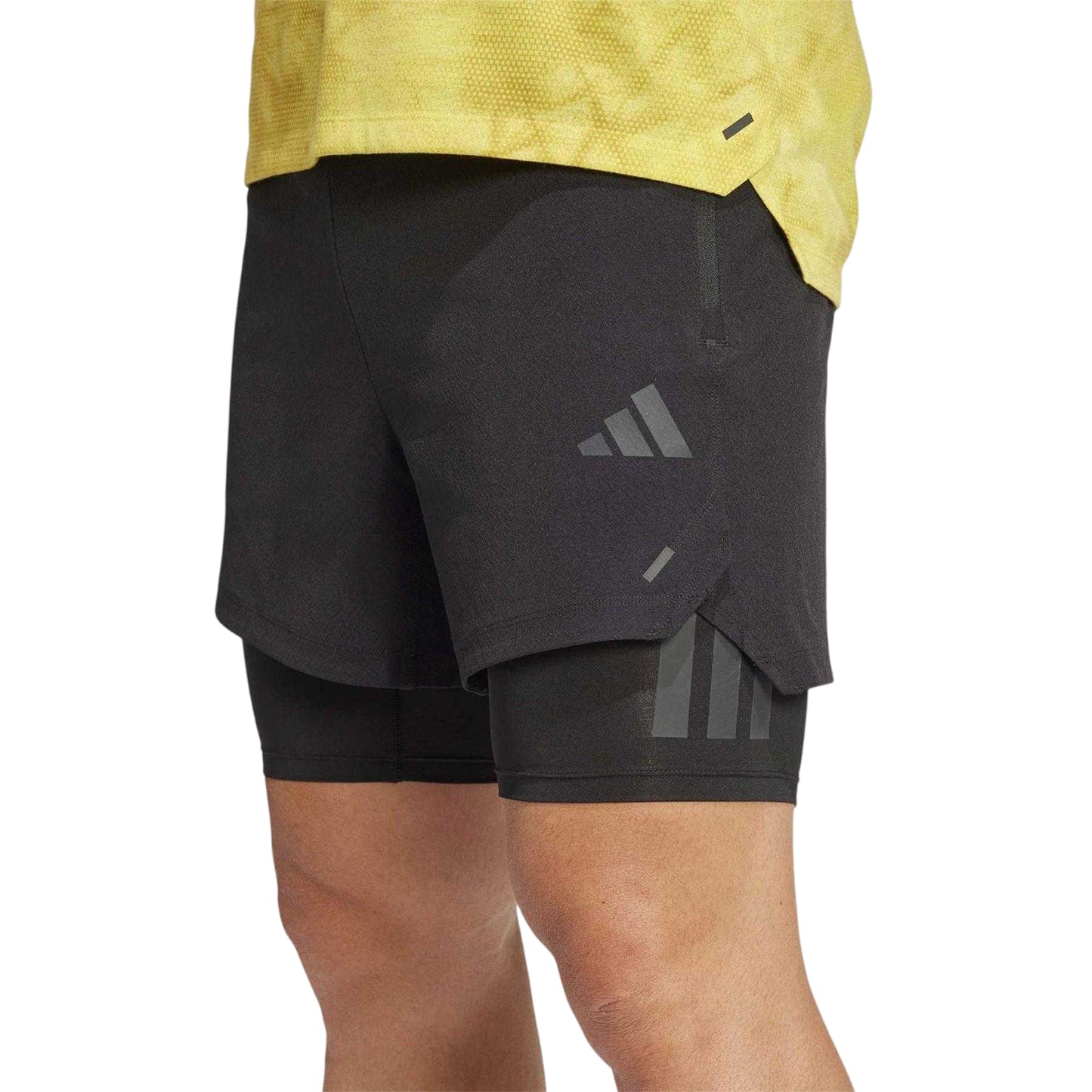 Black - Lifestyle - Adidas Mens PrimeLift Running Shorts