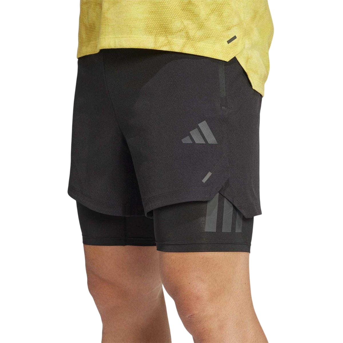 Black - Lifestyle - Adidas Mens PrimeLift Running Shorts