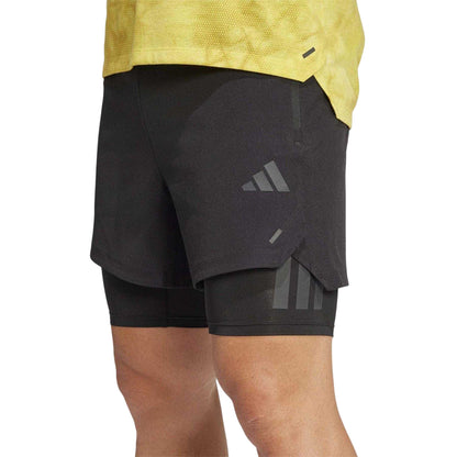 Black - Lifestyle - Adidas Mens PrimeLift Running Shorts