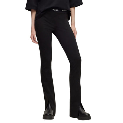 Black - Lifestyle - Hugo Boss Womens-Ladies Haskanna Slim Trousers