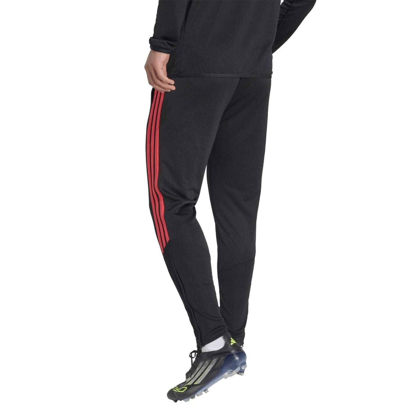 Black - Back - Adidas Mens Tiro Side Stripe Trousers