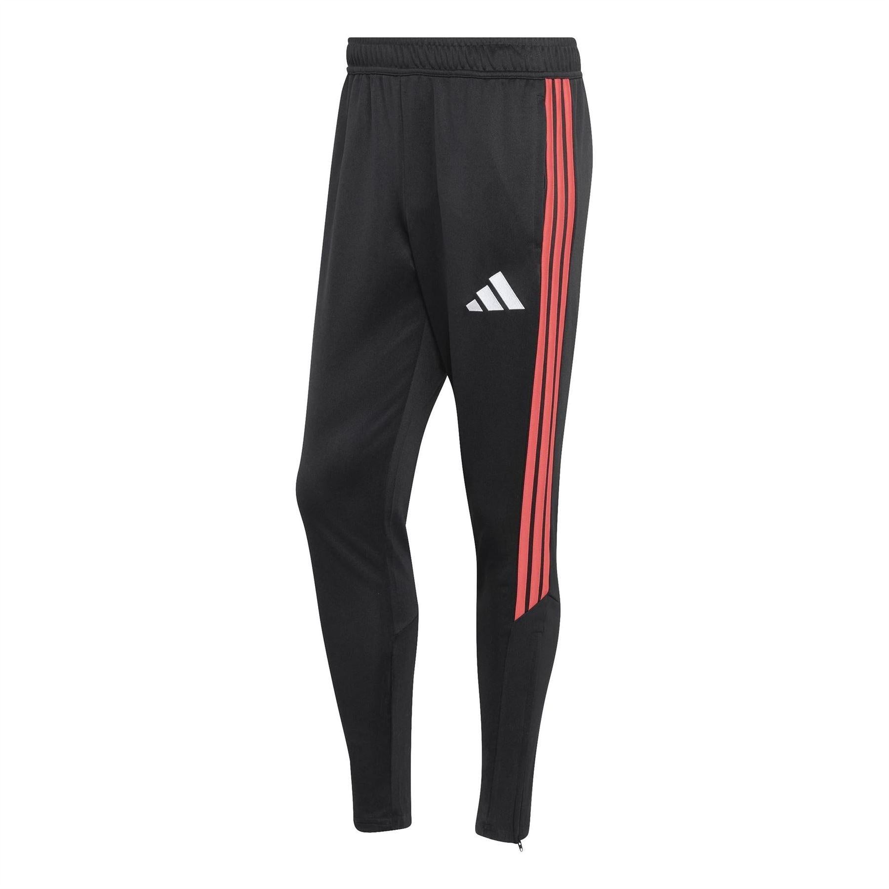 Black - Front - Adidas Mens Tiro Side Stripe Trousers