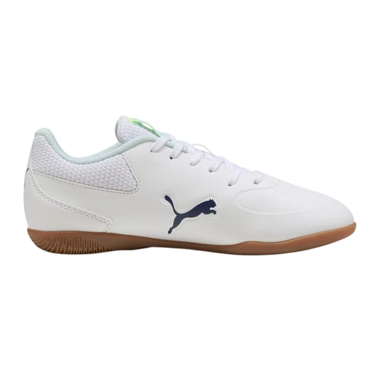 White - Front - Puma Childrens-Kids Truco III Indoor Football Shoes