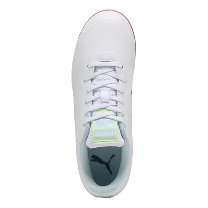 White - Lifestyle - Puma Childrens-Kids Truco III Indoor Football Shoes