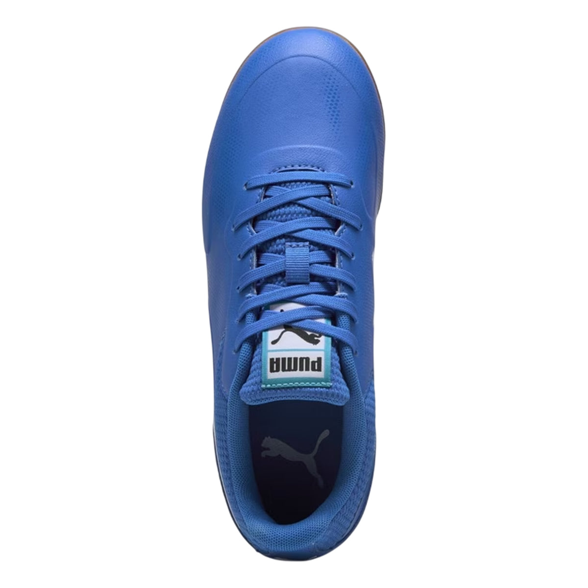 Blue-White - Lifestyle - Puma Childrens-Kids Truco III Indoor Football Shoes