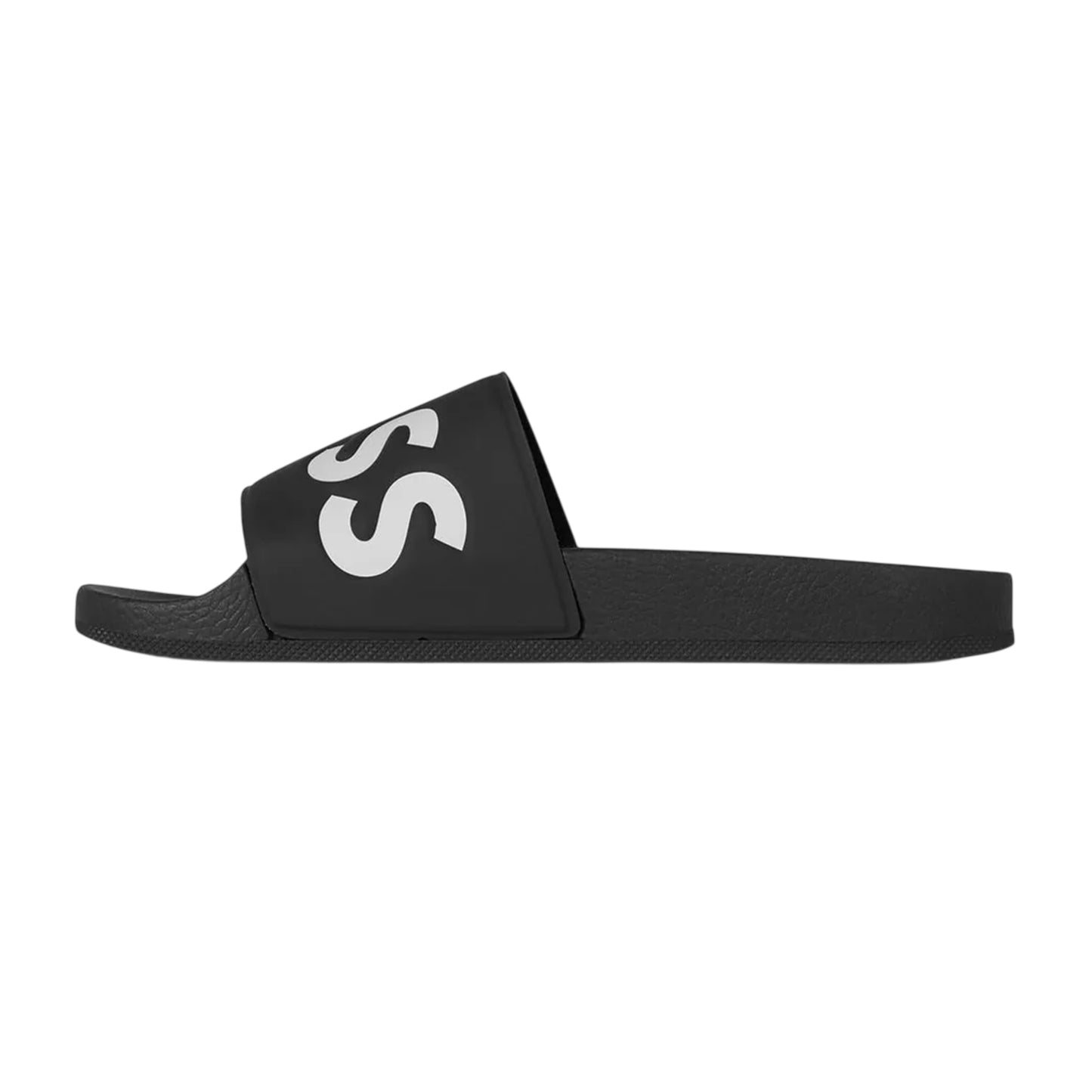 Black-White - Side - Boss Mens Aryeh Logo Sliders