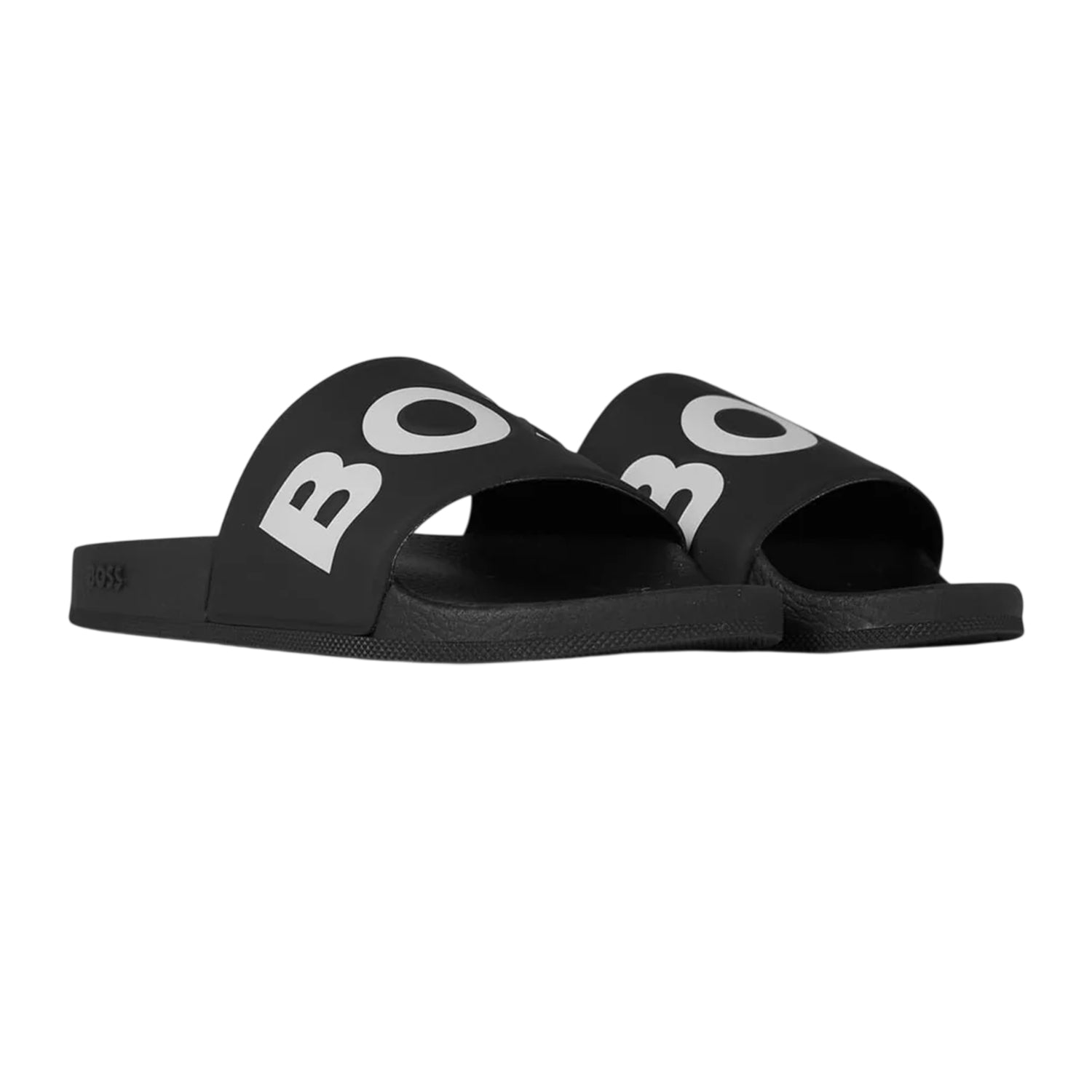 Black-White - Lifestyle - Boss Mens Aryeh Logo Sliders