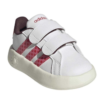 White - Pack Shot - Adidas Toddler Minnie Mouse Synthetic Trainers