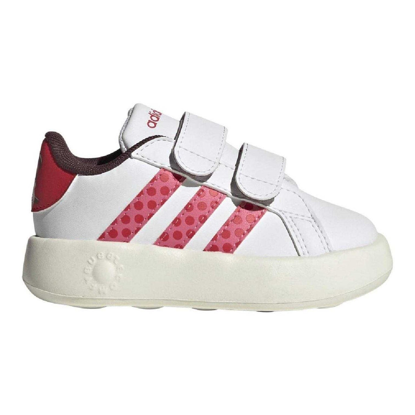 White - Front - Adidas Toddler Minnie Mouse Synthetic Trainers