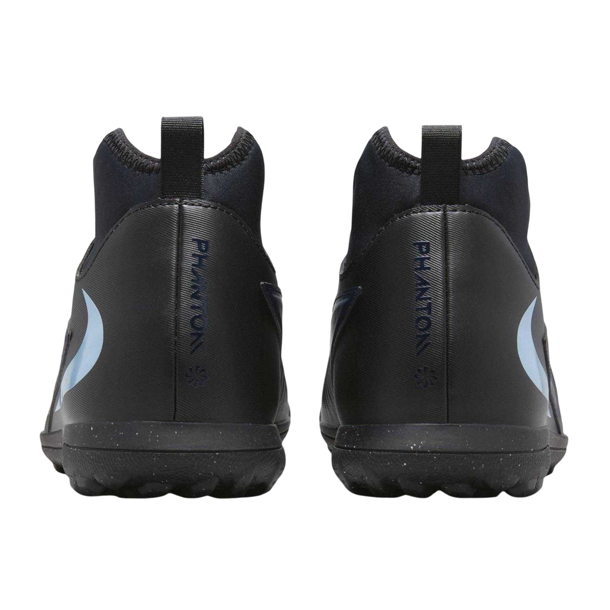 Black-Blue - Back - Nike Mens Phantom 6 High-top Astro Turf Trainers