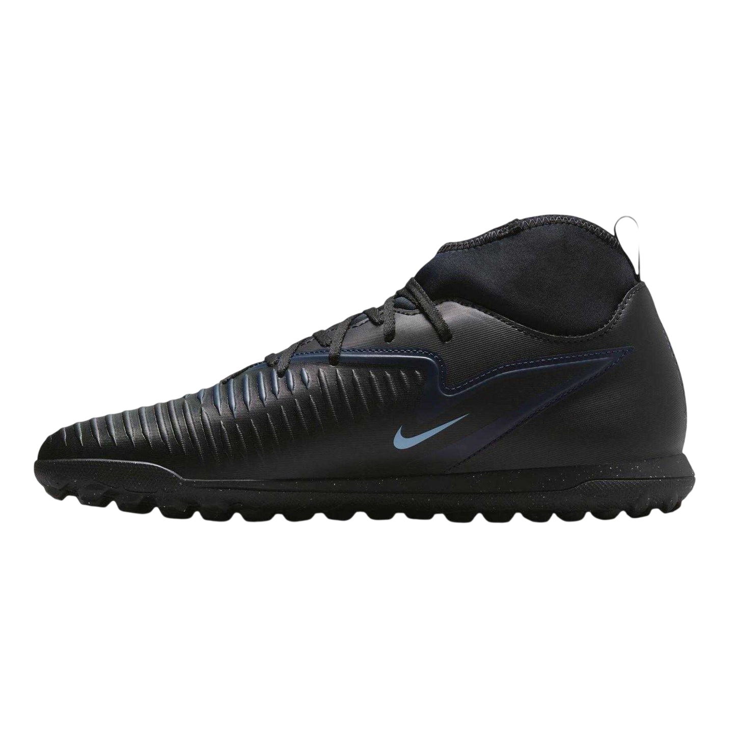 Black-Blue - Side - Nike Mens Phantom 6 High-top Astro Turf Trainers