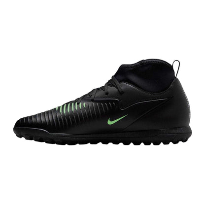 Black-Green - Side - Nike Mens Phantom 6 High-top Astro Turf Trainers