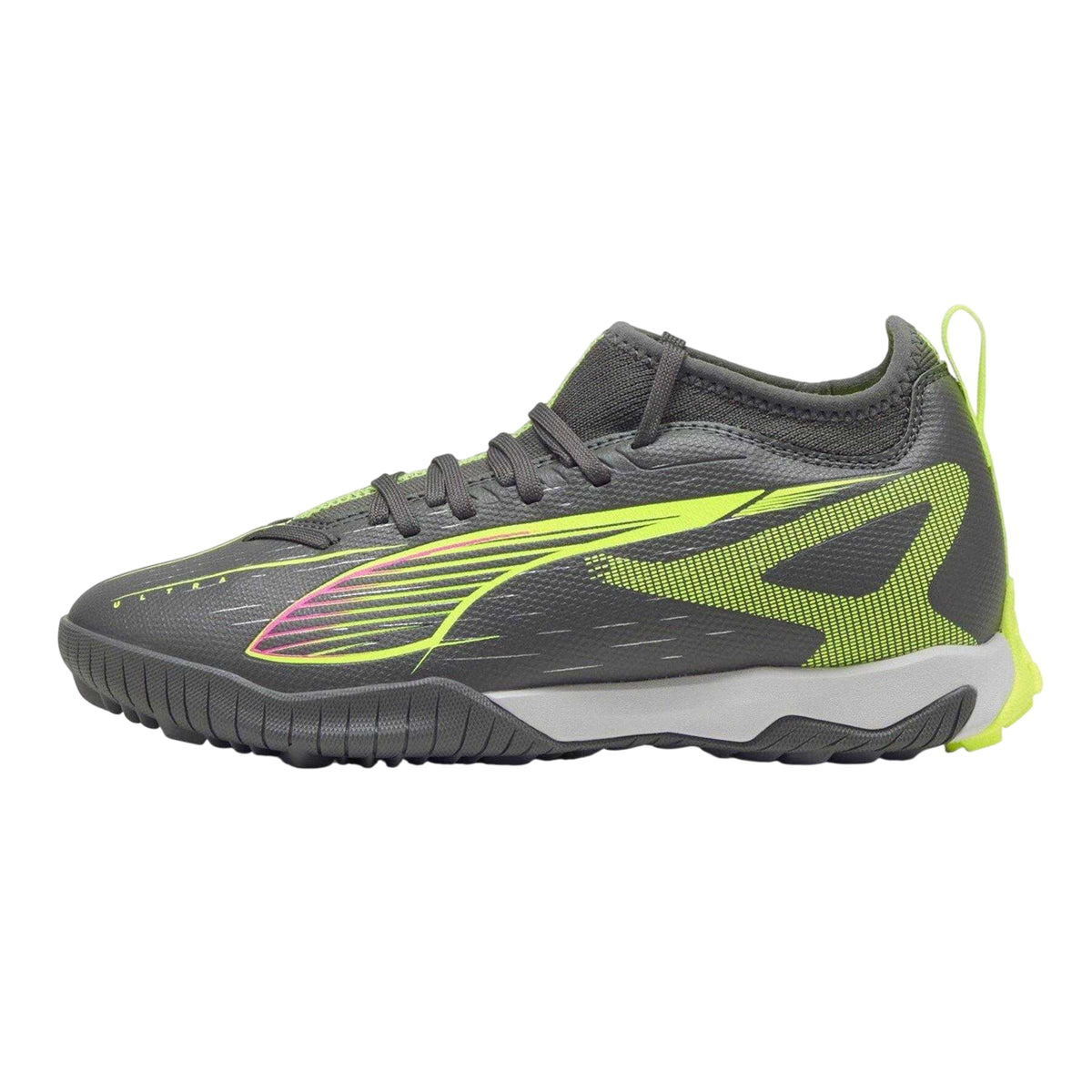 Silver - Side - Puma Childrens-Kids Ultra 5 Match TT Astro Turf Trainers