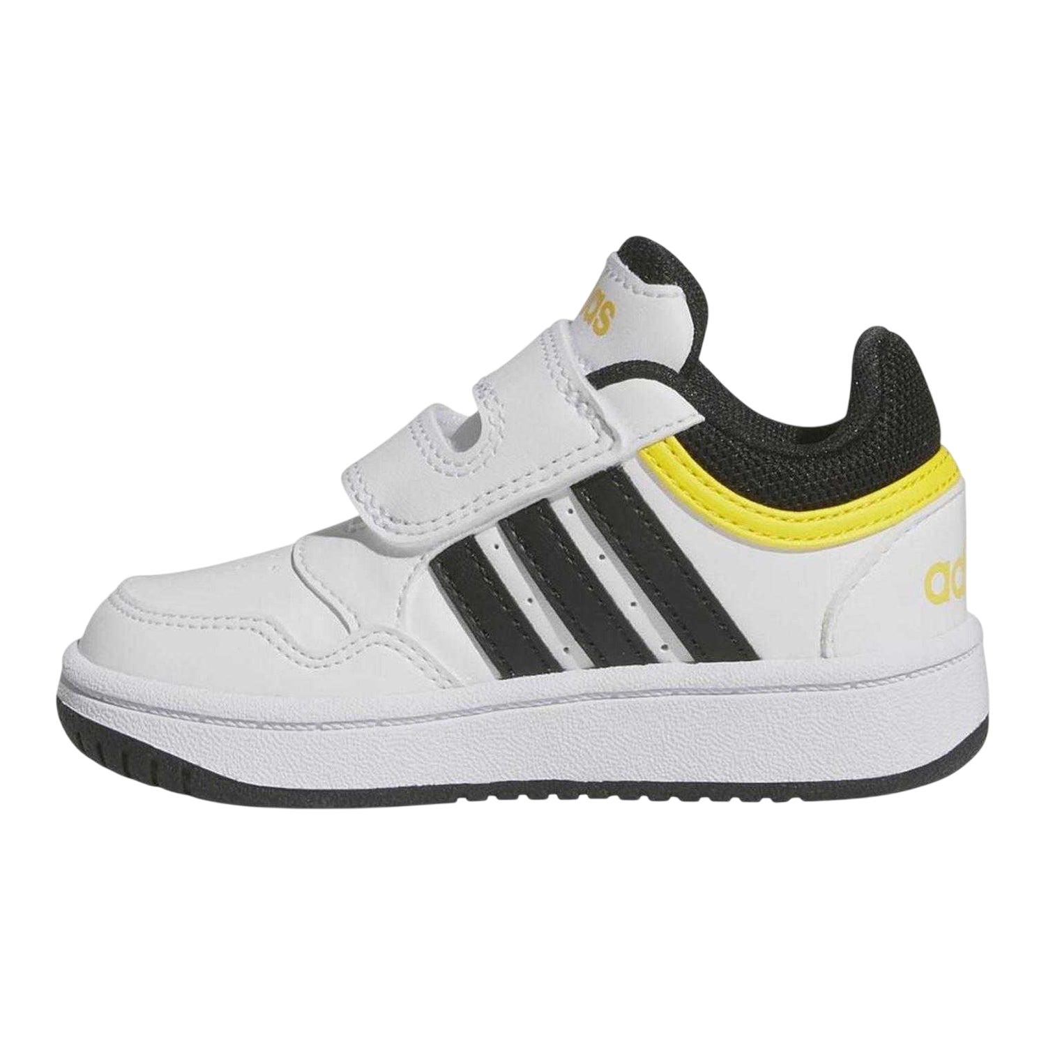 White - Back - Adidas Baby Hoops 3.0 Shoes