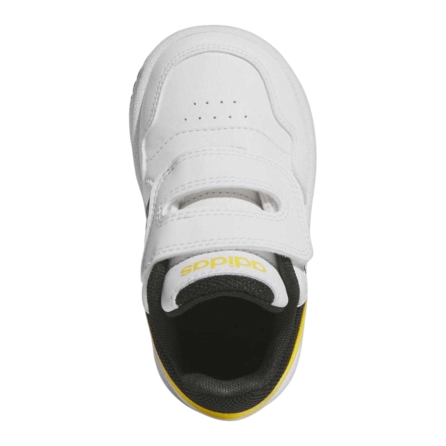 White - Side - Adidas Baby Hoops 3.0 Shoes