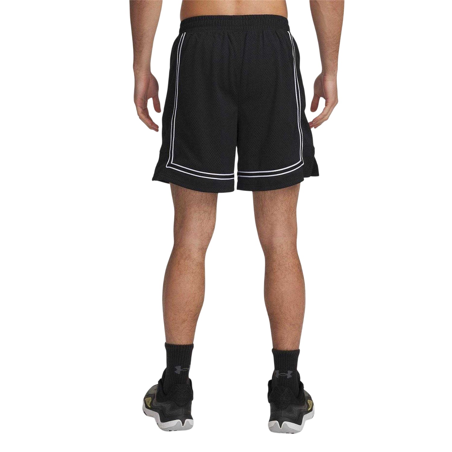 Black - Back - Under Armour Mens Baseline Shorts