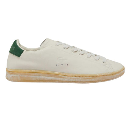 White - Side - Lacoste Mens Carnaby Set Leather Trainers