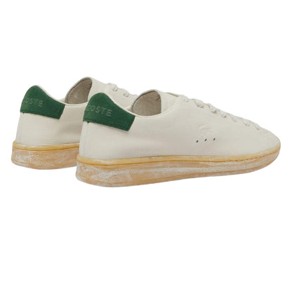 White - Back - Lacoste Mens Carnaby Set Leather Trainers