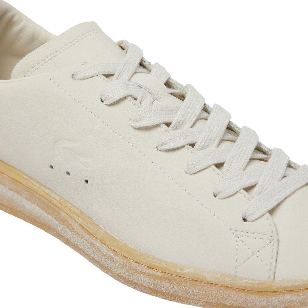 White - Pack Shot - Lacoste Mens Carnaby Set Leather Trainers