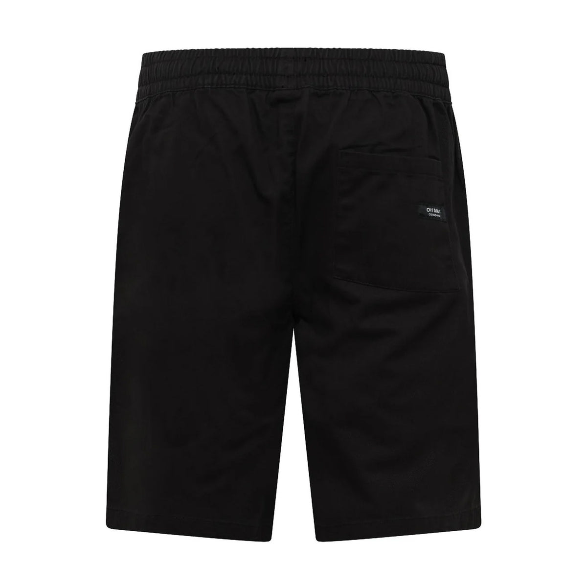 Black - Back - Crosshatch Mens Blansmoore Plain Shorts