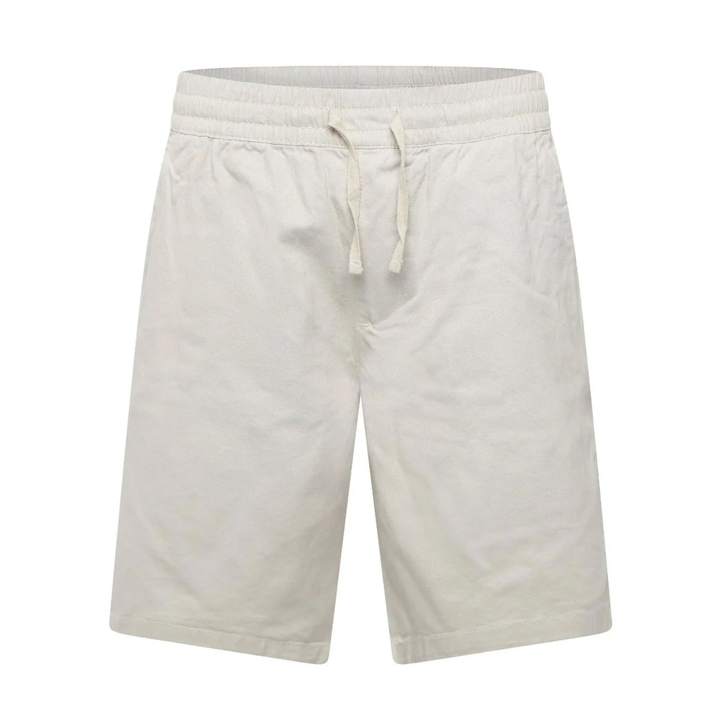 Light Stone - Front - Crosshatch Mens Blansmoore Plain Shorts