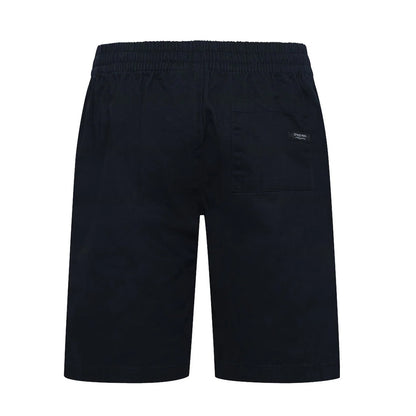 Navy - Front - Crosshatch Mens Blansmoore Plain Shorts