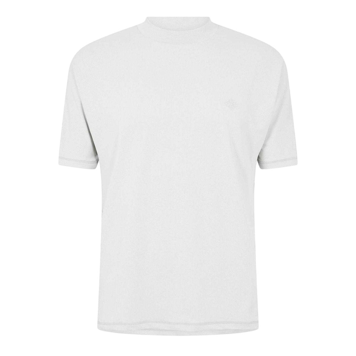 White - Front - Couture Club Mens Rubberised Logo Training T-Shirt