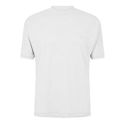 White - Front - Couture Club Mens Rubberised Logo Training T-Shirt
