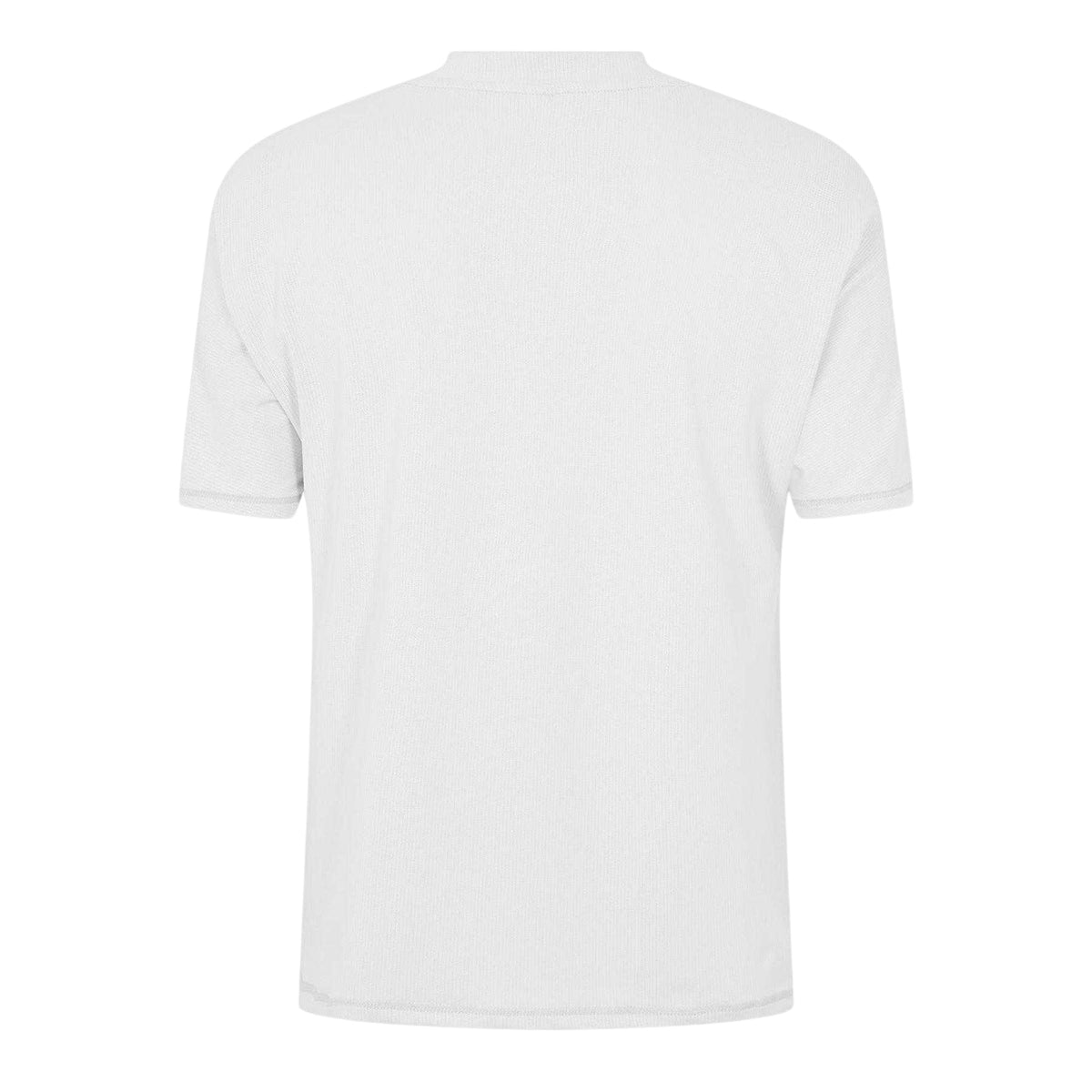 White - Back - Couture Club Mens Rubberised Logo Training T-Shirt