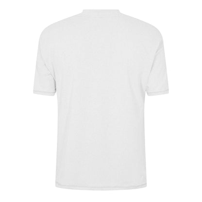 White - Back - Couture Club Mens Rubberised Logo Training T-Shirt