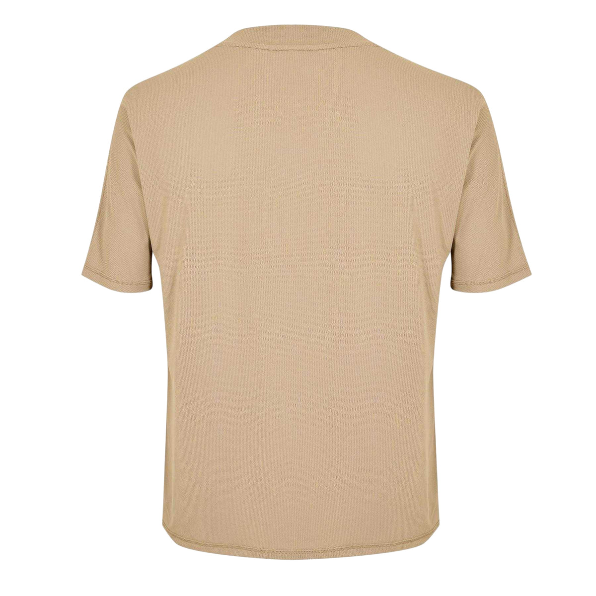 Sand - Back - Couture Club Mens Rubberised Logo Training T-Shirt