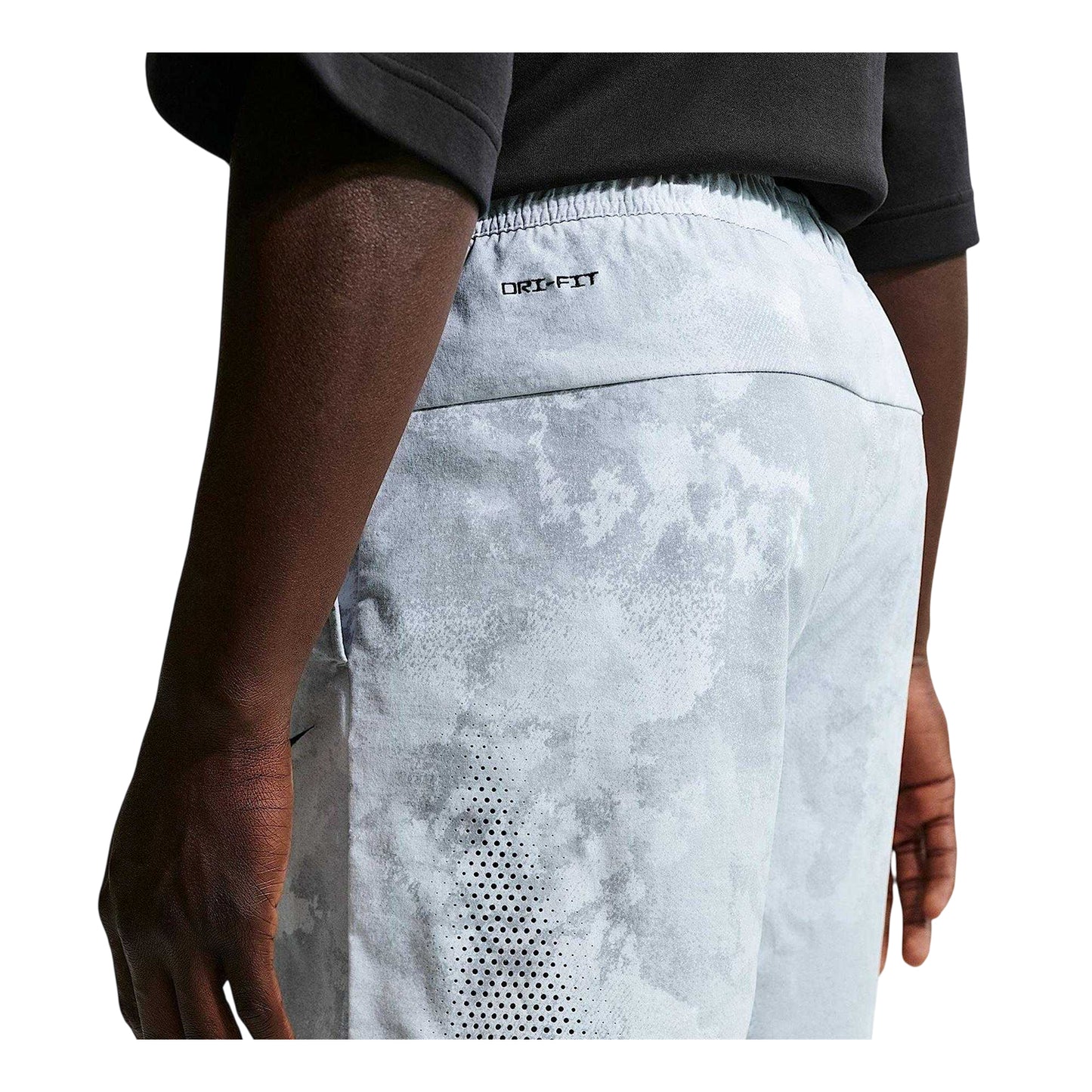 Pure Platinum - Side - Nike Mens Camouflage Track Shorts