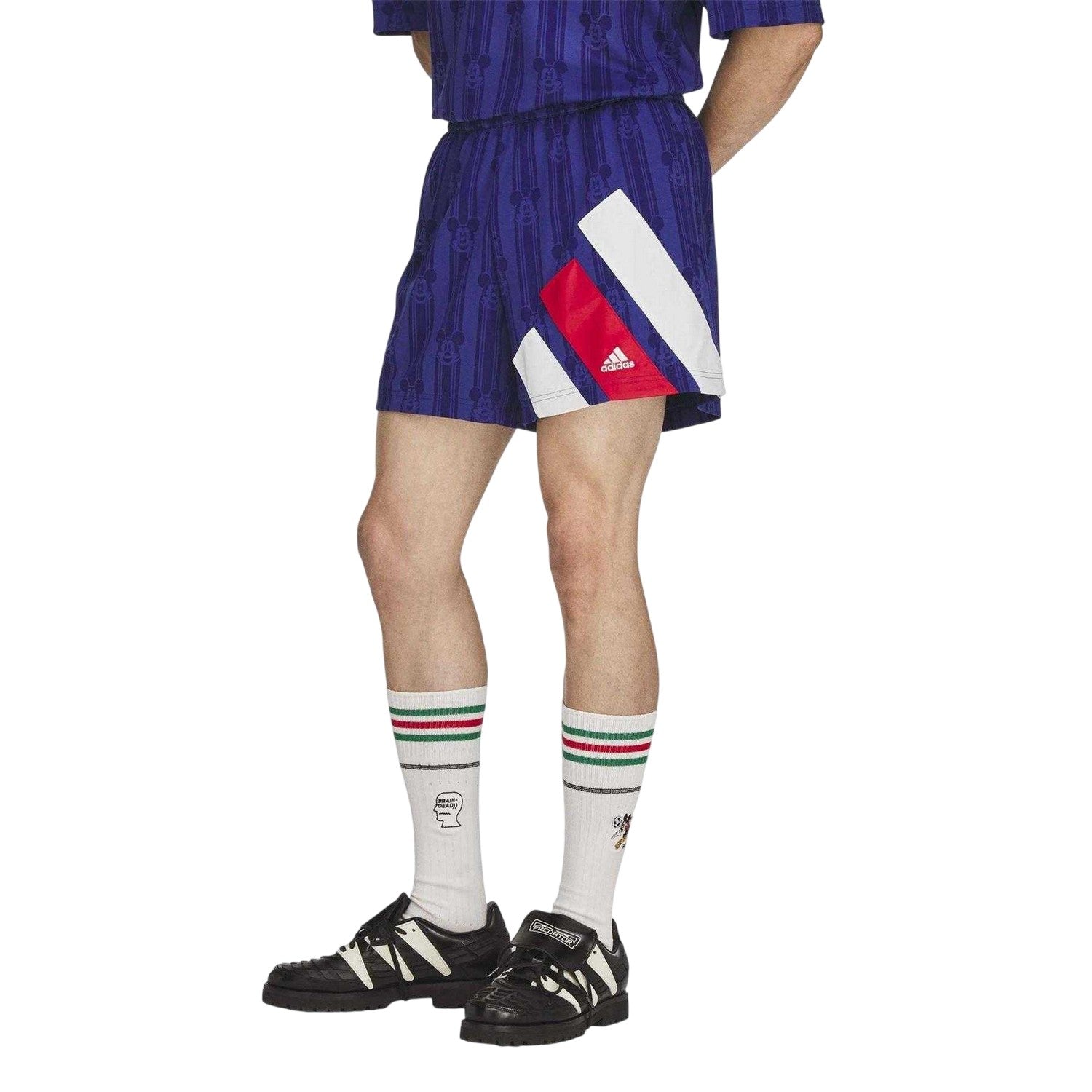 Blue - Pack Shot - Adidas Mens Brain Dead Disney Shorts