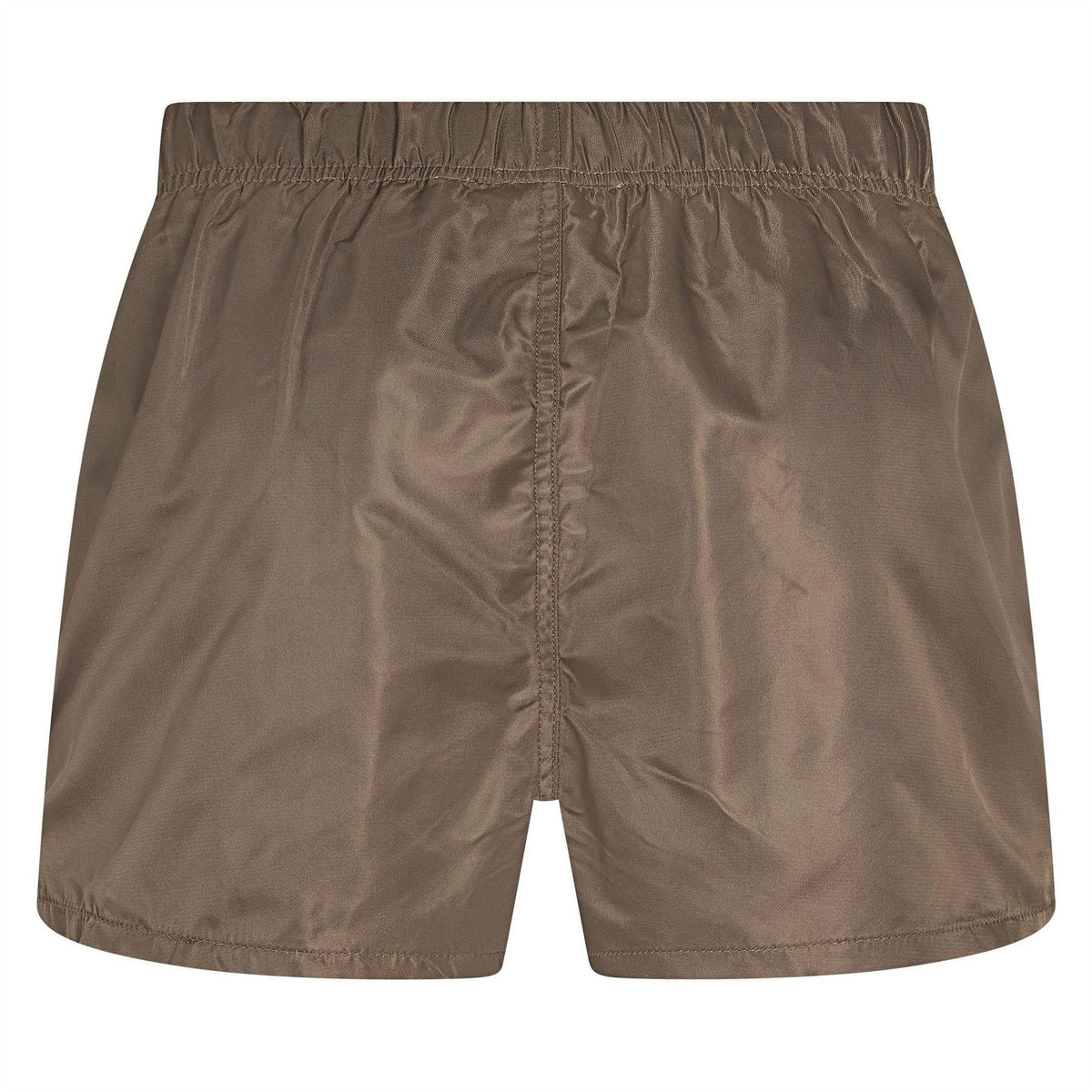 Off Black - Back - Fear Of God Essentials Unisex Adult Embroidered Logo Tapered Shorts