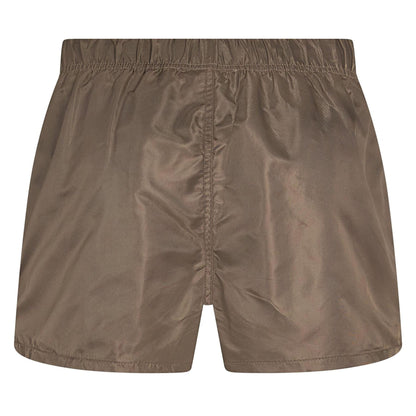 Off Black - Back - Fear Of God Essentials Unisex Adult Embroidered Logo Tapered Shorts