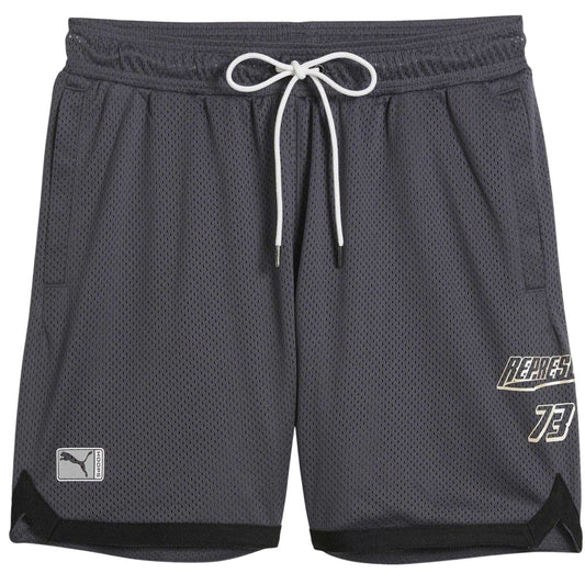 Grey - Front - Puma Mens Structured Track Shorts