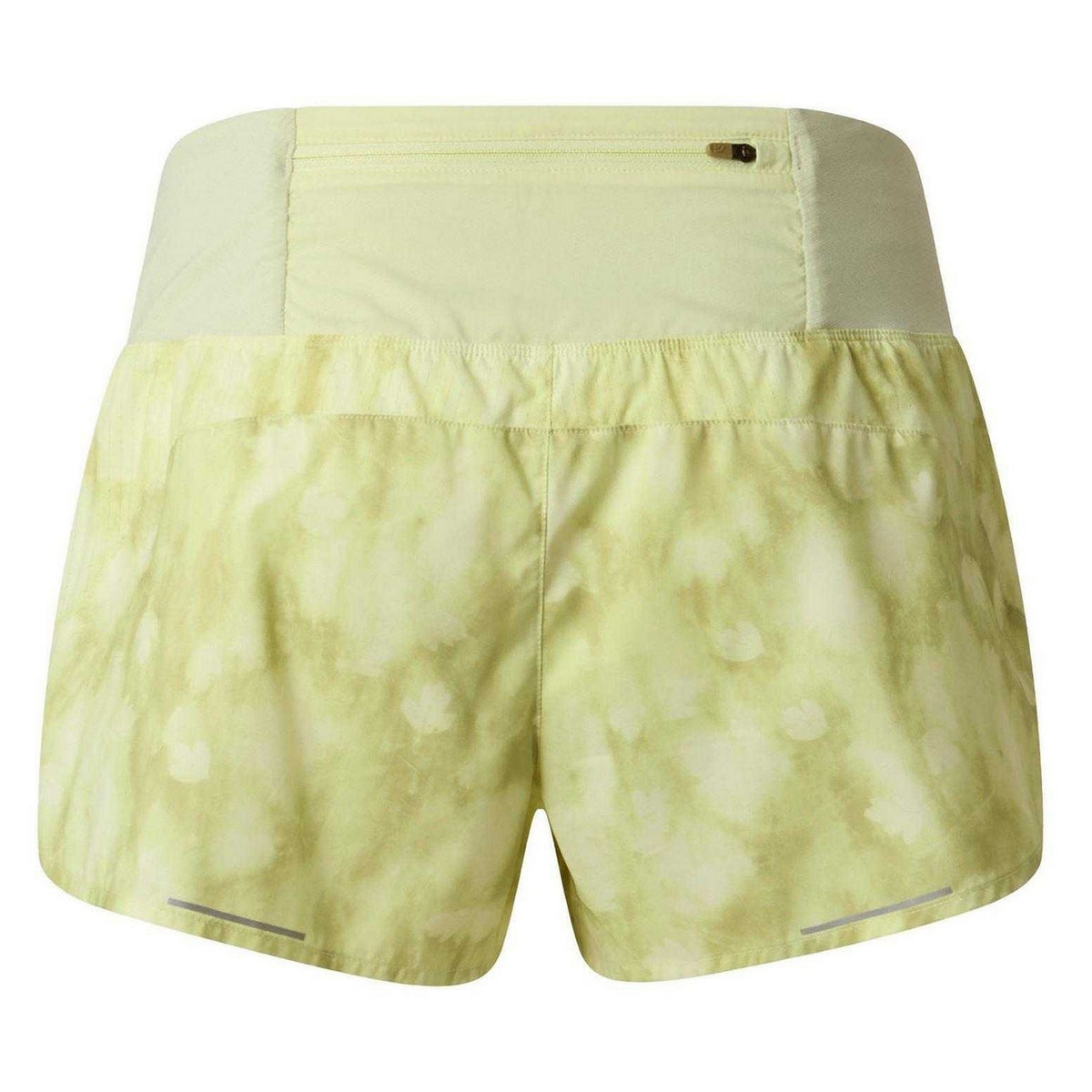 Lemon - Back - The North Face Womens-Ladies Sunriser Camouflage Running Shorts