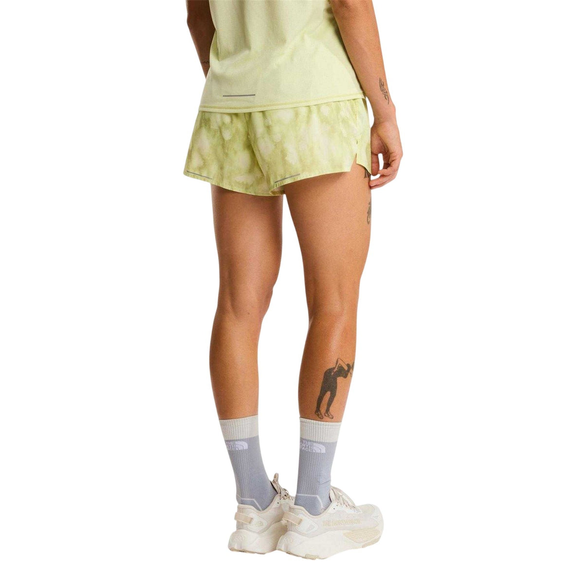 Lemon - Lifestyle - The North Face Womens-Ladies Sunriser Camouflage Running Shorts
