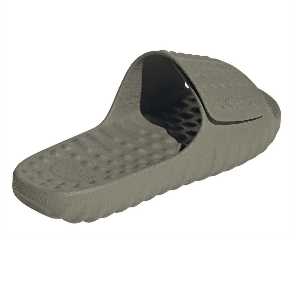 Clay - Back - Adidas Womens-Ladies Adissage Adjustable Strap Flat Slides