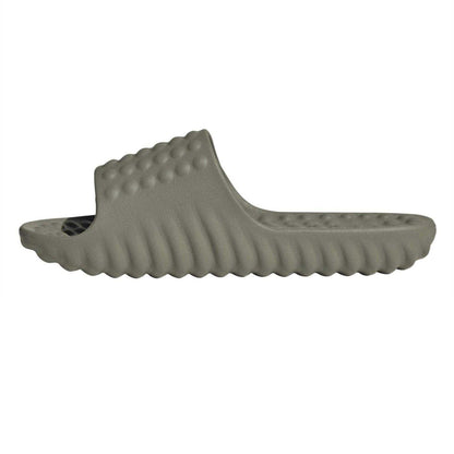 Clay - Side - Adidas Womens-Ladies Adissage Adjustable Strap Flat Slides