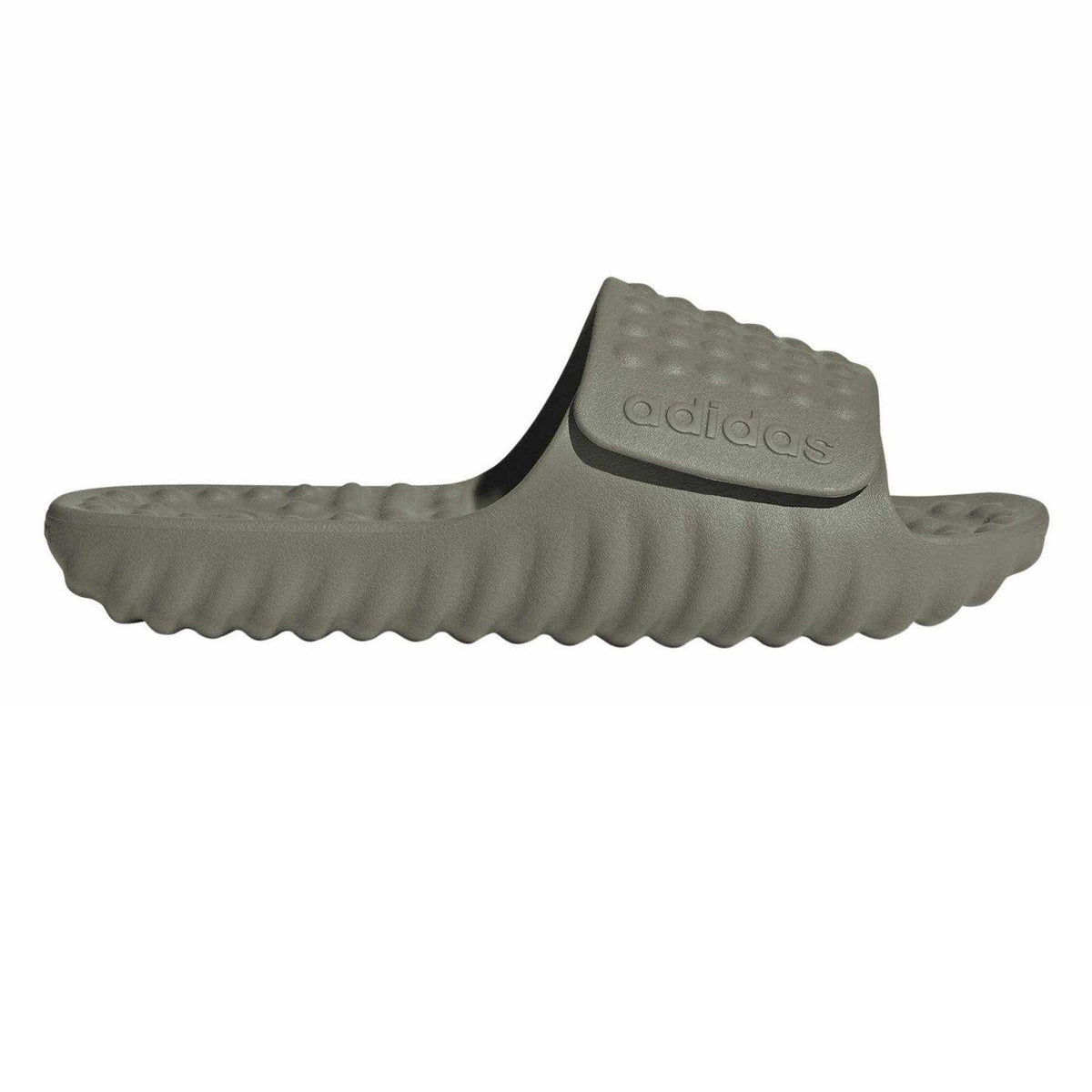 Clay - Front - Adidas Womens-Ladies Adissage Adjustable Strap Flat Slides