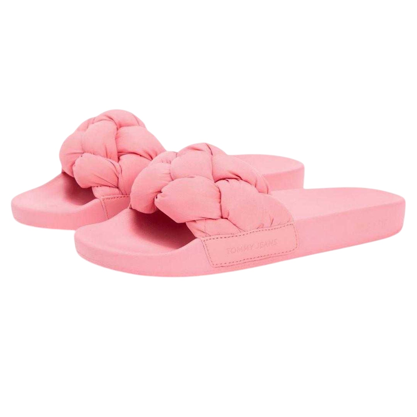 Pink - Lifestyle - Tommy Jeans Womens-Ladies Braided Slides