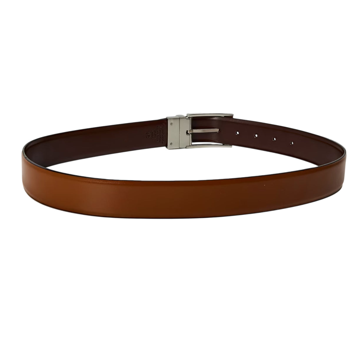 Tan - Back - Ted Baker Mens Leather Belt