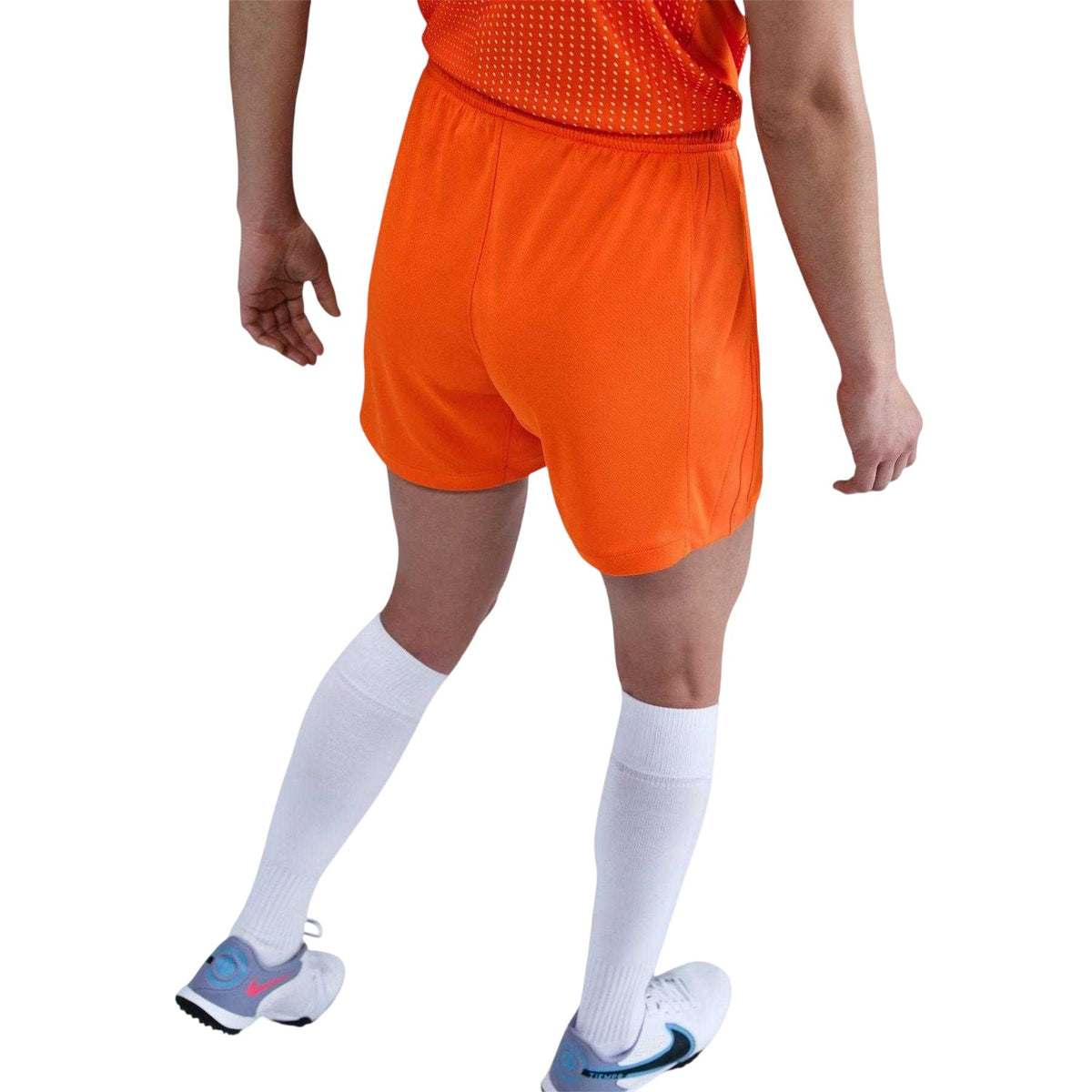 Orange-White - Back - Nike Womens-Ladies Netherlands FC Home Shorts