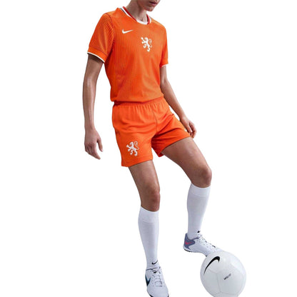 Orange-White - Lifestyle - Nike Womens-Ladies Netherlands FC Home Shorts