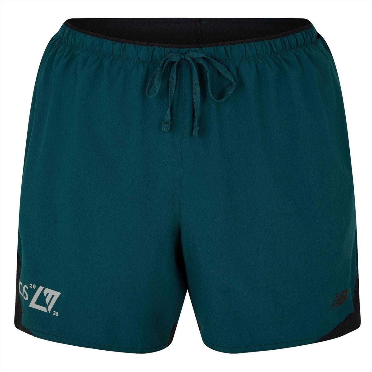 Green - Front - New Balance Mens London Edition Running Shorts